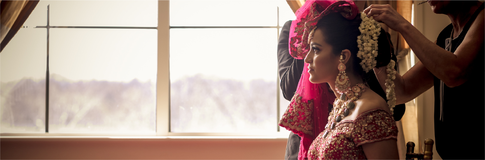 Beautiful Bride at Bliss Salon